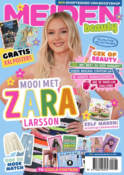 MEIDEN magazine Nr. 3-2026 - ZARA Larsson - MEIDEN - tijdschift - tijdschften - Lezen - gek op beauty !