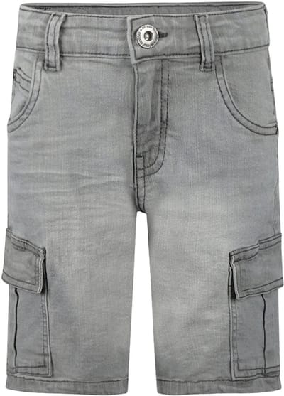 No Way Monday Jongens Jeans Shorts Cargo Grey maat 134