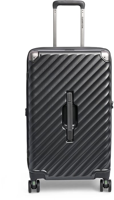 CarryOn Trunk Middenmaat Koffer 67cm – Harde Trolley 83 ltr met expander – TSA-slot – Zwart