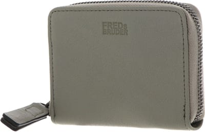 FREDsBRUDER Leren Portemonnee FB Coin Nugget II Icy Sage Kaki