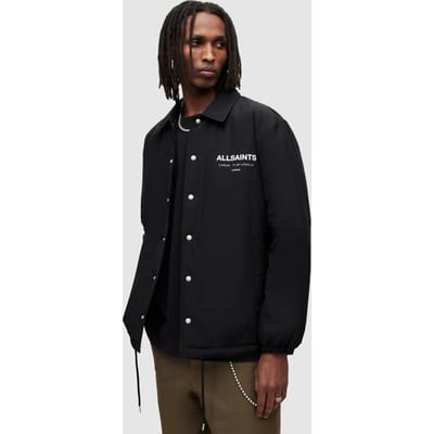AllSaints Under Coach Jackt Black Size: XXL | Light Jackets Outlet | Heren | Zwart