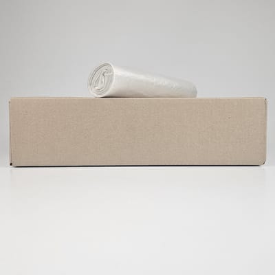 Transparante Vuilniszakken 120 Liter | 300 Zakken | Gerecycled LDPE | T25 | 80x100 cm - Doorzichtige Afvalzakken, Bedrijfsafval Zakken, Vuilniszakken Transparant, Afvalzak 120 Liter