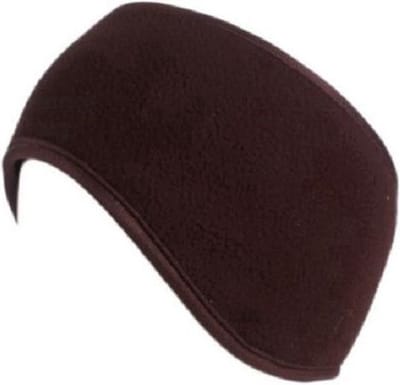 New Age Devi - Klittenband Hoofdband - Oorwarmer - Earmuffs - Fleece - Wintersport - Sport - Bruin