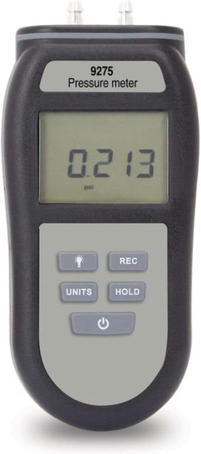 ETI - 9200 - 5 bar - Drukverschil Manometer - Digitale Handmanometer - IP65