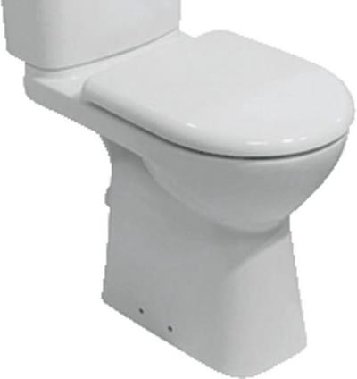 Jika Euroline Closetgedeelte closetcombinatie H48xB36xD67cm Diepspoel Keramiek Wit