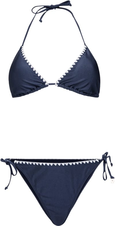 Brunotti - Mahlia-Shine - Bikini Indigo Blue - Triangle Bikini Set - Small Coverage - 42