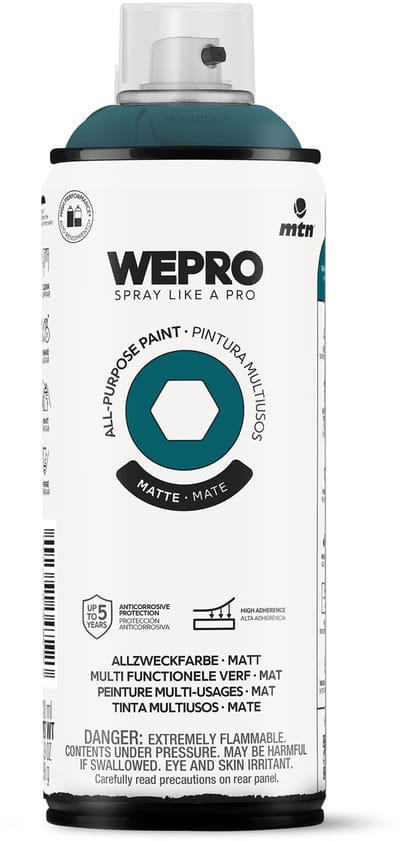 Spuitbus Groen Seaweed Mat MTN WEPRO ALL-PURPOSE PAINT 400ML
