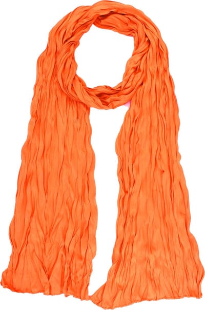 Geweven sjaal dames en heren – Katoen polyester – Oranje – 200x40 cm