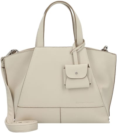 TOM TAILOR Handtas Schoudertas Adrienn Zip Shopper Cream White Crème