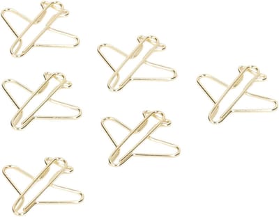 Luchtvaartvormige Paperclips - 100 Stuks Leuke en Creatieve Kantooraccessoires voor Documenten en Organisatie