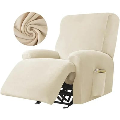 Fluwelen Relaxfauteuilhoes Split Design Massage Stoelhoes Lounger Enkele Bank Sofa Slijthoes Fauteuilhoezen Funda Sillon