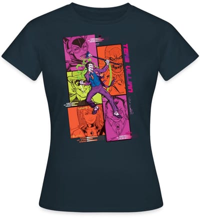 Batman Team Villain Met Joker En Strippanelen T-Shirt Dames