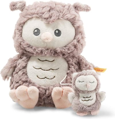 Steiff Soft Cuddly Friends uil Ollie speeldoos