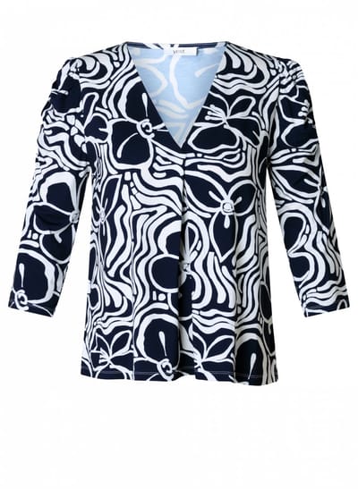 YEST Inna - Navy/Off White - maat 34