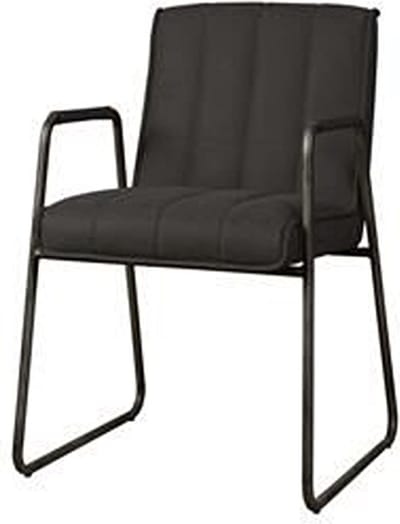 Tower living Santo armchair - fabric Miami 001 anthracite (uitlopend)