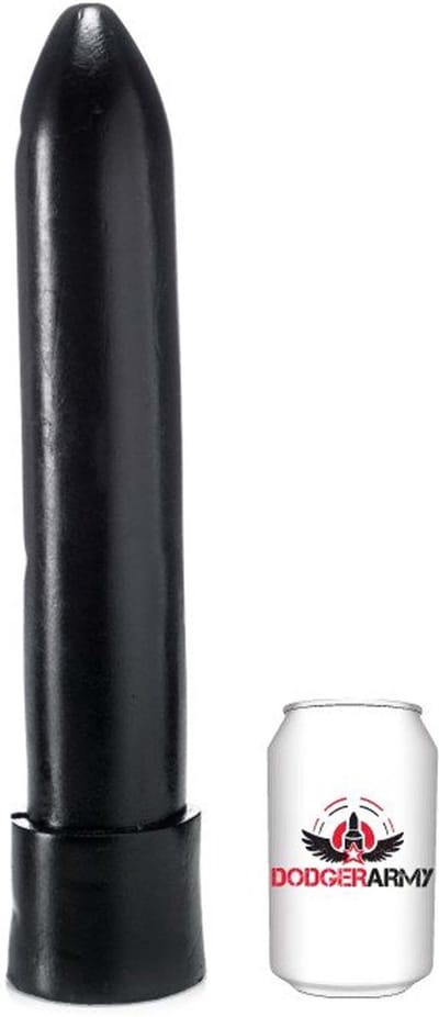Gangbangster - Antitank - Extreme Dildo - 33 x 6,5 cm - PVC - Zwart