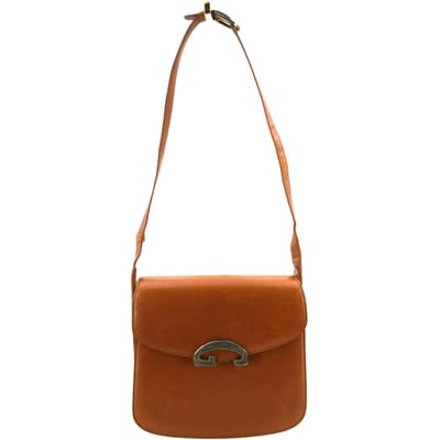 Gucci Vintage leren schoudertas met G-sluiting