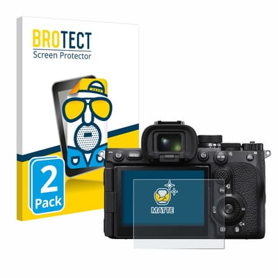 BROTECT - Screenprotector voor Sony Alpha 7R V - Folie Beschermfolie matte 2 Stuks
