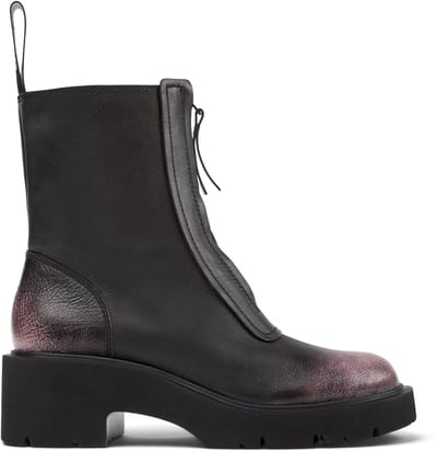 Camper Milah Enkellaarsjes Milah - Damen - Zwart Roze - 36