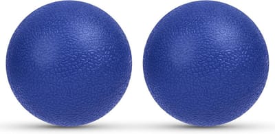 Massageballen Set van 2 Stuks voor Myofasciale Ontspanning, Trigger Point Massage voor Rug, Benen en Voeten, 5.8 cm (Donkerblauw)
