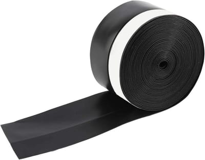 Zelfklevende afdichtband tegen stof en insecten voor ramen en deuren - 5 m, 45 mm, zwart