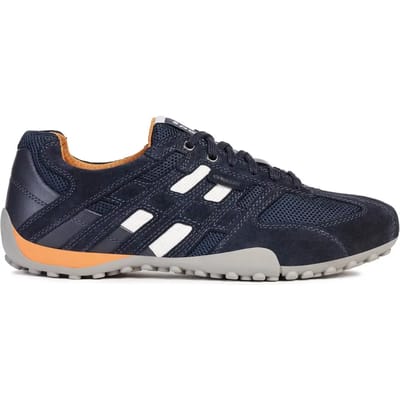 GEOX SNAKE HEREN Sneakers - MARINEBLAUW - Maat 41