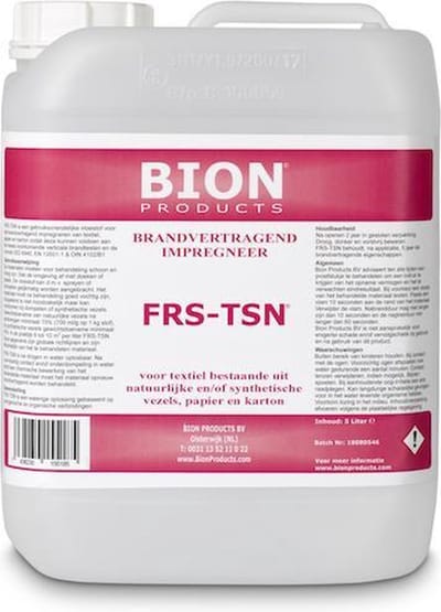 Bion Brandvertrager FRS-TSN 5 liter - impregneren textiel en gordijnen