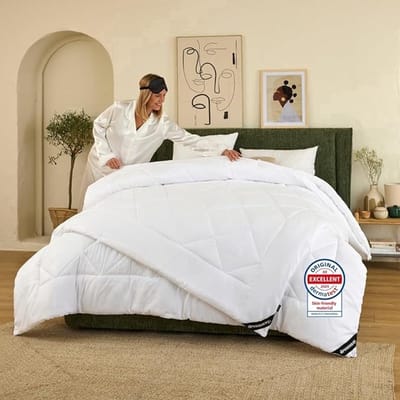 Dekbed 220x240 cm 4-seizoenen met aanpasbare warmte - hypoallergeen en veilig