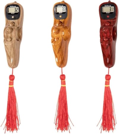 Digitale Kralenteller voor Meditatie en Gebed, 3 Stuks, Perfect voor Boeddhistische en Moslim Rituelen, Handig en Draagbaar