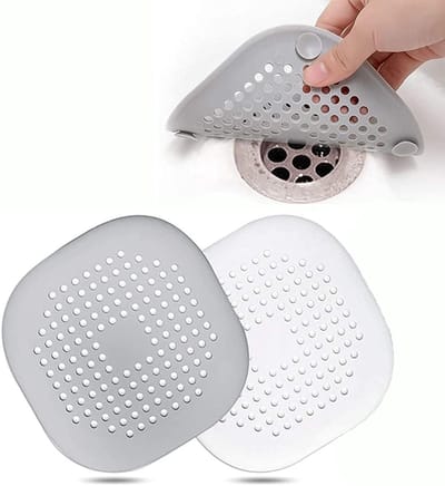 Effectieve Afvoerfilter Set van 2 Stuks voor Badkamer en Keuken, Silicone Afvoerbescherming en Verstopte Afvoer Preventie