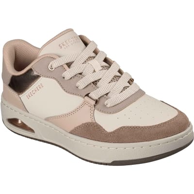 Skechers UNO CTL - Subtiele Glans Polyurethaan Dames Taupe/Multi Standaard Sneakers