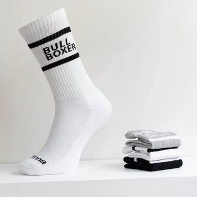 Bullboxer - Sokken - Vrouw - Wit - Zwart - Grijs - 39 - 42 - Sokken