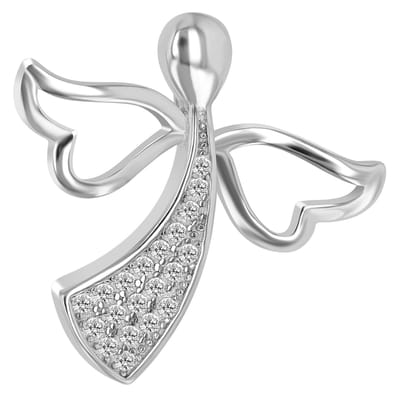 AKZENT Akzent dames hanger "Fria" aus 925 Sterlingzilver, gerhodineerd, duurzaam
