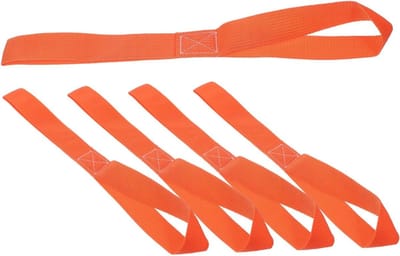 Lading Sjorbanden - Bagage Riemen - Vervoer Organiseren - Antislip Textuur - 16 Stuks - Oranje