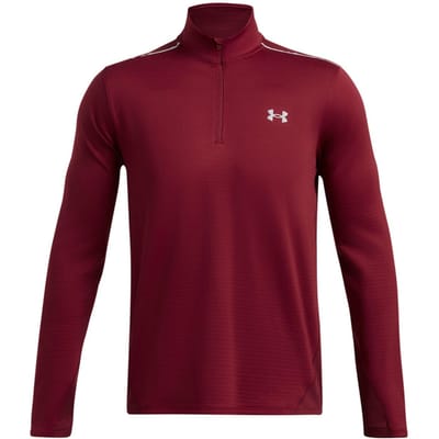 Under Armour Heren Vanish Cold Weather Quarter Zip Training Top (Rood)