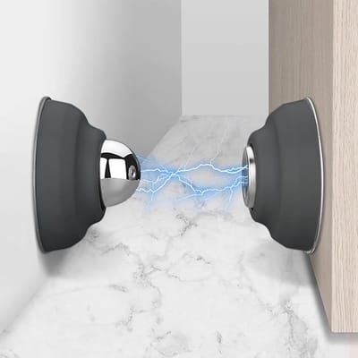 OUTARO-4 stuks Siliconen Magnetische Deurhouder Grijs – Geen Boren – Deurvanger voor Campers, Boten & Compartimenten