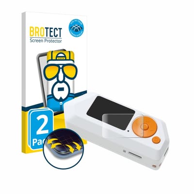 BROTECT - Screenprotector voor Flipper Zero FZ.1 - Folie Beschermfolie transparant volledig dekking - 2 Stuks