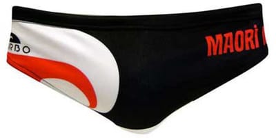 Turbo Maori Nz Zwemslip Zwart 11-12 Years Jongen