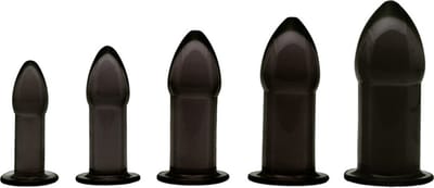 Anaal Trainer Set 5st. - Zwart
