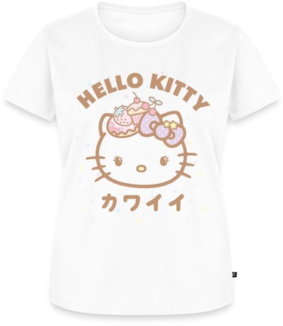 Hello Kitty Kawaii Stijlen Met Sterren Premium T Shirt Dames