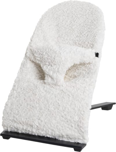 Baby's Only Wipstoelhoes Snow - Beschermingshoes voor wipstoel - Hoes wipstoel - Wolwit - o.a. geschikt voor Mimi wipstoel - Q-Bouncer