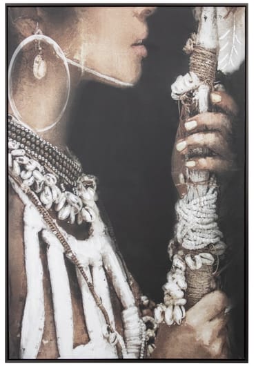Schilderij vrouw 80x120cm