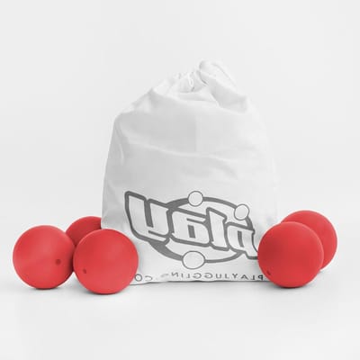 Jongleerballen - Bal Quintet - Balans Oefenen - Zachte Hoes - 135 gram 67 mm - Rood
