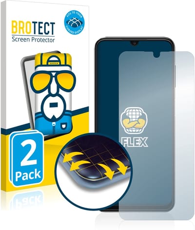 BROTECT - Screenprotector voor Samsung Galaxy A13 2.0 - Folie Beschermfolie transparant volledig dekking - 2 Stuks