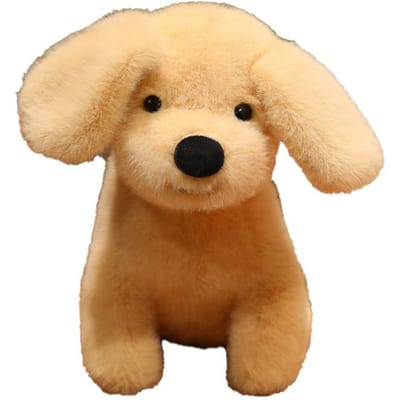 Peluche Mignonne de Chien de Dessin Animé Animal en Peluche Petite Poupée Golden Retriever Kawaii Décoration de Maison Sac Ornement de Bureau Cadeau Pour Filles