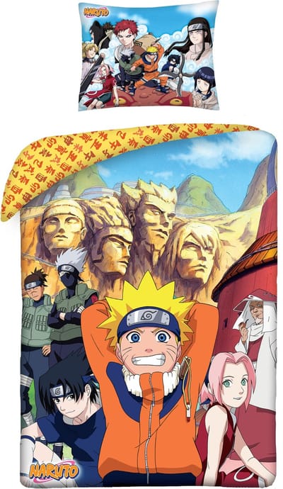Naruto Dekbedovertrek Hokage - Eenpersoons - 140 x 200 cm - Katoen