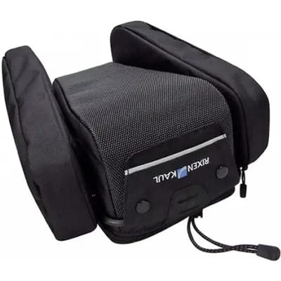 Fietszadeltas met adapter Klickfix Max Sport