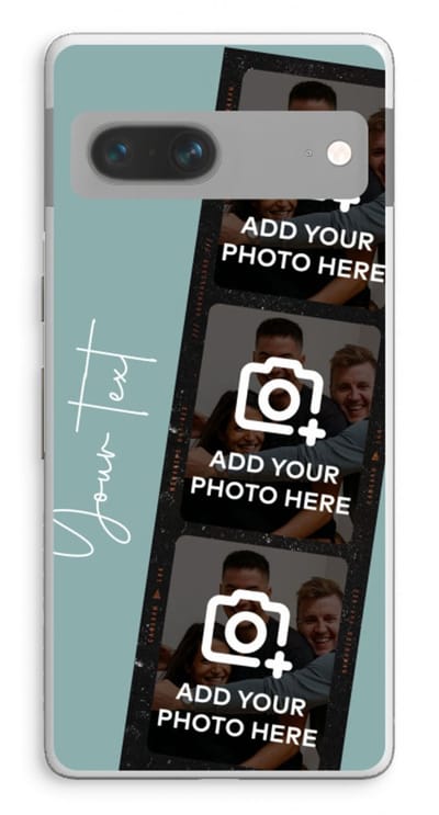 Gepersonaliseerd - Case Company® - Hoesje geschikt voor Google Pixel 7 hoesje - Filmrol N°1 - Soft Cover Telefoonhoesje - Bescherming aan alle Kanten en Schermrand