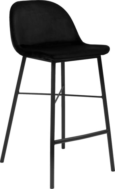 Kick barkruk JEFF - Velvet Zwart