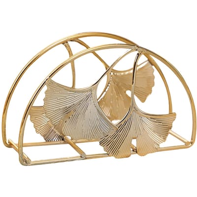 Nieuwe Gouden Servethouder Tissuehouder Hotel Servethouder Servethouder Metalen Kunsthandwerk Huis Decoratief Bureauaccessoires beige